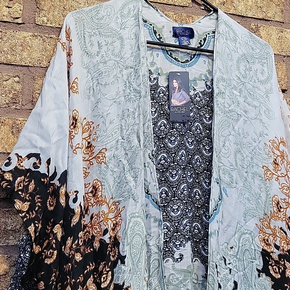 RACHEL Rachel Roy Floral Kimono One Size Nwt - Picture 8 of 10
